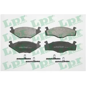 LPR Plaquettes de frein X4 pour VOLKSWAGEN: Polo & SEAT: Cordoba, Ibiz...Vendu paroscaro
