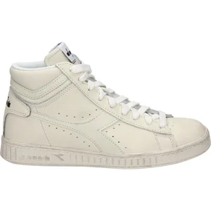 Baskets hautes - DIADORA - Game L Hi Waxed - Cuir - Blanc - Femme pas cher