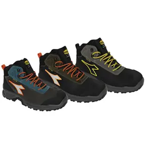 Utility Diadora Chaussure Sport Diatex Low S3 Wr Ci Src Noir Vert Ange... pas cher