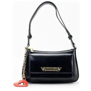 Love Moschino, Sac à bandoulière pour femme, Noir, Taglia unica pas cher