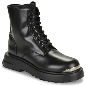 Boots Love Moschino SQUARE LOVE ANKLE BOOT femme pas cher