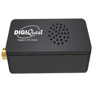 DIGIQUEST Décodeur terrestre Stick Retro TV X2O | Gain de place | Idéal pour TV murale | Économisez de l'énergie et exploitez l'alimentation de votre téléviseur | Avec auto-stop | Noir pas cher