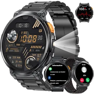 WENZYLIQUOX Montre Connectée Homme, 1,85 "HD IPS Grand Écran, 730mAh,1... pas cher