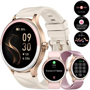WENZYLIQUOX Montre Connectée Femme pour iPhone/Samsung/Android1.27100+...Vendu parcdiscount