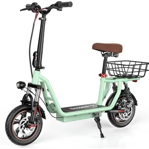 Trottinette Électrique iScooter avec Siège i12 Vert 500W 36V7.5Ah  Aut...