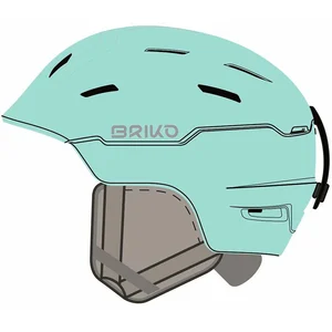 Briko Crystal 2.0 Casque de Ski/Snow, Femmes, Matt Grey, Small pas cher