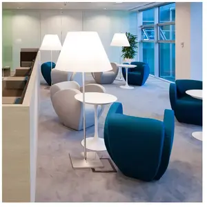Luceplan - Grande Costanza dimbaar vloerlamp aluminium / wit pas cher