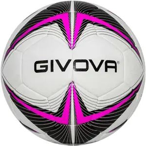 GIVOVA Ballon Match King - 4, Fuxia/Noir pas cher