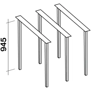 Falmec KACL.748#HF afzuigkapaccessoire Afzuigkap schoorsteenverlengingsset