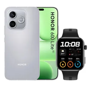 Honor SMP.HON 600L GREY +WATCH (256 Go, Grey, Gris velours, 6.60", Dou... pas cher