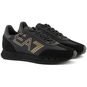 Baskets À Grand Logo - EA7 pas cher