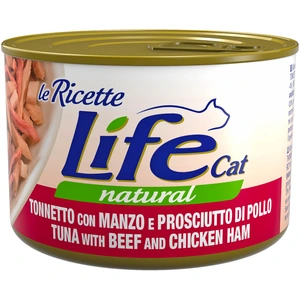 4x150g Thon, Veau, Jambon Life Pet Care "Le Ricette" chat humide pas cher