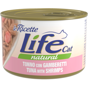 Life Cat 102351 Canette Recettes avec Thon et Crevettes, 150 Grammes pas cher