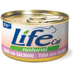 6x85g Thon avec saumon adulte LifeCat nourriture pour chat humide pas cher
