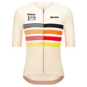 Santini Maillot à Manches Courtes Pirelli Tape pas cher