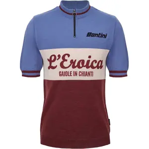 Santini Maillot à Manches Courtes Eroica 28° Gaiole pas cher