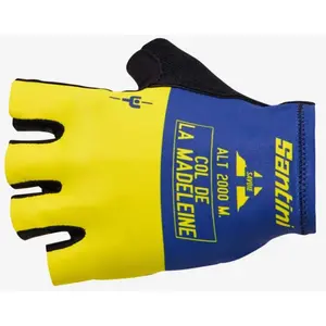 Santini Gants Courts Maillot Jaune Col De La Madeleine 2025Vendu parbikeinn