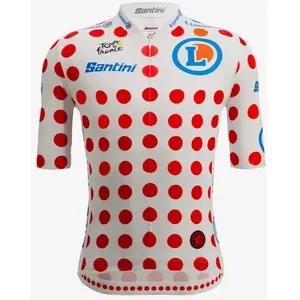 Comparateur de prix : Santini Maillot à Manches Courtes Tour De France Official Polka Dot 20...