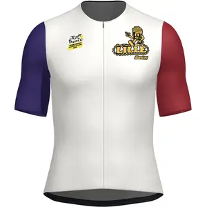 Santini Maillot à Manches Courtes Tdf Grand Depart Lille 2025 pas cher