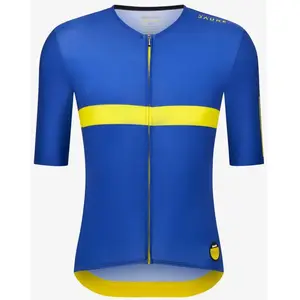 Santini Maillot à Manches Courtes Maillot Jaune Col De La Madeleine 20... pas cher