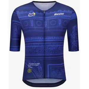 Santini Maillot à Manches Courtes Tdf Arrivée Arc De Triomphe 2025 pas cher