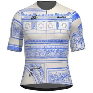 Santini Maillot à Manches Courtes Tdf Arrivée Arc De Triomphe 2025 pas cher