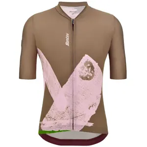 Santini Maillot à Manches Courtes Note pas cher
