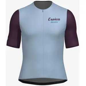 Santini Maillot à Manches Courtes Eroica Borgo pas cher