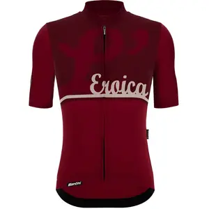 Santini Maillot à Manches Courtes Eroica L´ pas cher
