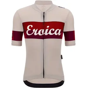 Santini Maillot à Manches Courtes Eroica Quiete pas cher