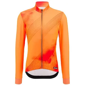 Santini Maillot à Manches Longues Pure Dye pas cher