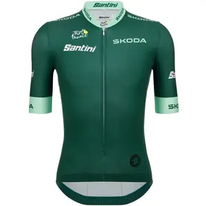 Santini Maillot à Manches Courtes Tour De France Official Best Sprinte... pas cher