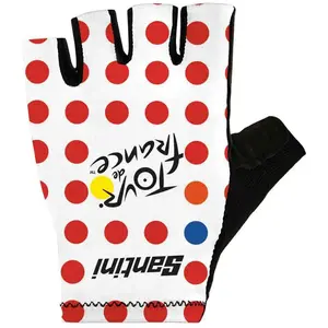 Santini Gants Courts Tour De France Official Gpm Leader pas cher