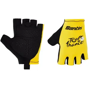 Santini Gants Courts Tour De France Official Overall Leader pas cher