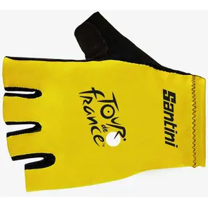 Santini Gants Courts Tour De France Official Overall Leader pas cher