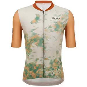 Santini Maillot à Manches Courtes Marble Sllim Fit pas cher