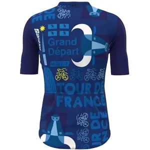 Santini Maillot à Manches Courtes Torino Tour De France Official pas cher