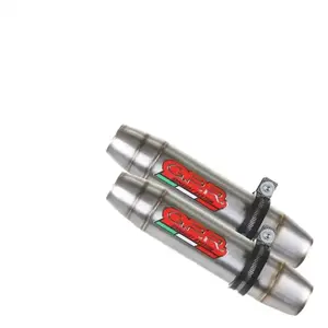 Échappement marque GPR compatible avec D.84.De Couple terminaux homologués avec raccord Compatible avec Ducati Monster 1100 2009/10 pas cher