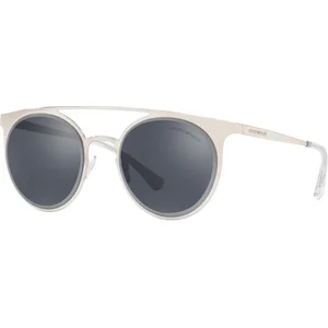 Emporio Armani Grey Mirror Black Zonnebril 0EA2068 30156G 52 - Zilver pas cher