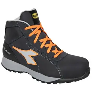 Chaussure de sécurité montante noire-orange Diadora utility glove mds mid S3S fo hro sr - 181134C9545 42 pas cher