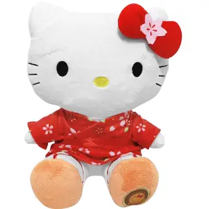 Hello Kitty - Peluche Hello Kitty Kimono 24 cm pas cher