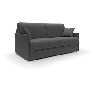 Canapé Lit Convertible En Tissu Imperméable 189 Cm Anthracite pas cher