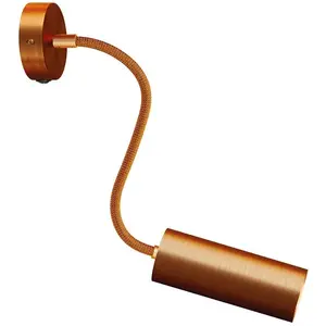 Creative Cables Lampe Fermaluce Flex 30 Avec Mini Rosace Avec Interrupteur Et Spot Avec Abat-jour Tub-e14 Avec Bulb pas cher