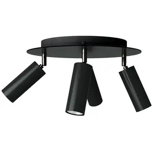 Creative Cables Lampe à 4 Ampoules Avec Douille E14 Et Abat-jour Rond Rose-one Xxl pas cher