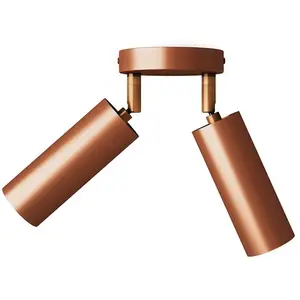 Creative Cables Lampe à 2 Ampoules Avec Abat-jour Tub-e14 Et Rosace Ronde Avec Bulb pas cher