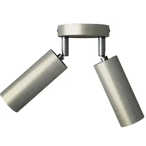 Creative Cables Lampe à 2 Ampoules Avec Abat-jour Tub-e14 Et Rosace Ronde pas cher