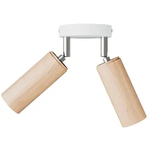 Creative Cables Lampe à 2 Ampoules Avec Abat-jour Tub-e14 Et Rosace Ronde pas cher