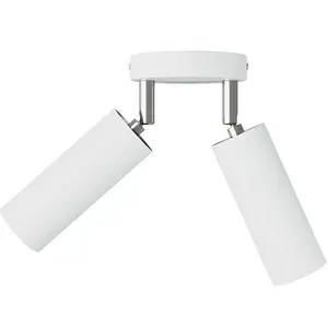 Creative Cables Lampe à 2 Ampoules Avec Abat-jour Tub-e14 Et Rosace RondeVendu parbricoinn