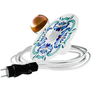 Creative Cables Lampe Portable à écran Plat Mini Snake Eiva Ellepì Maioliche Avec BulbVendu parbricoinn