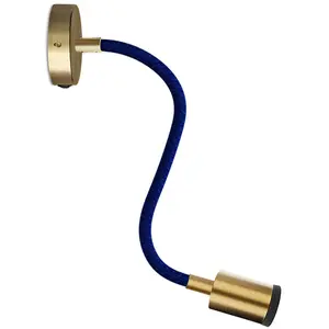 Creative Cables Lampe Flex 30 Fermaluce Avec Mini Rosace Avec Interrupteur Et Mini Spot Gu10 Avec BulbVendu parbricoinn